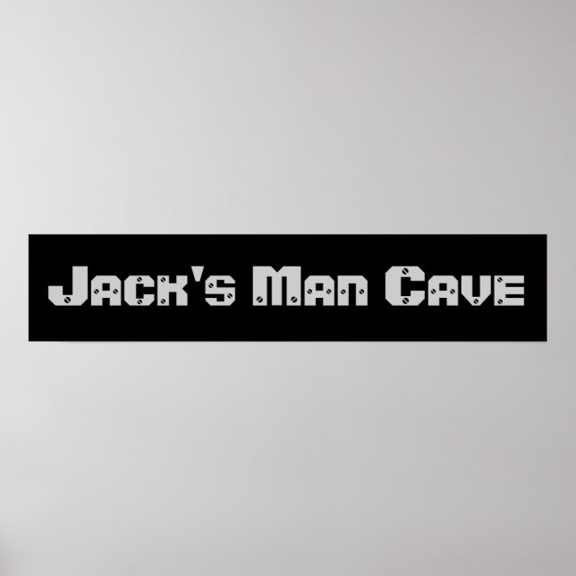 Poster Man Cave Banner (Devant)