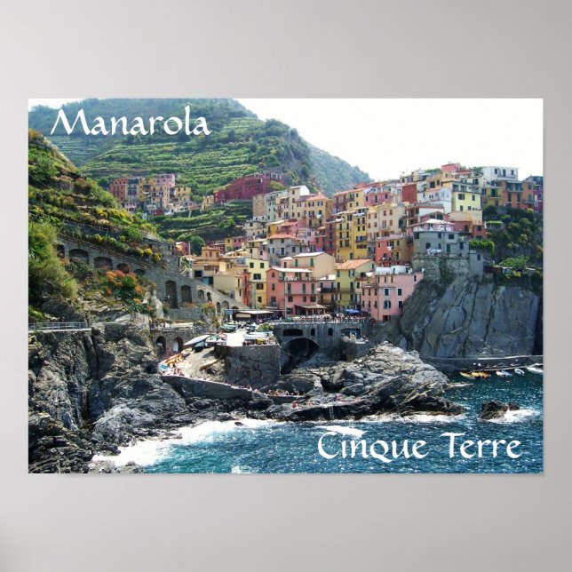 Poster Manarola Cinque Terre (Devant)