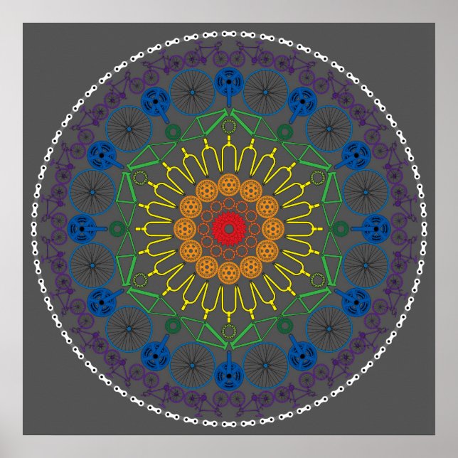 Poster Mandala 2 (Devant)