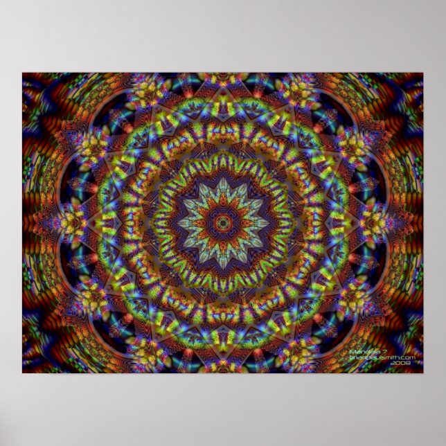 Poster Mandala 7 (Devant)