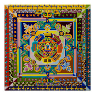 Poster Mandala culturel