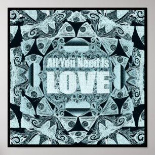 Poster Mandala d'art moderne