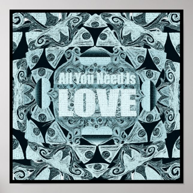 Poster Mandala d'art moderne (Devant)