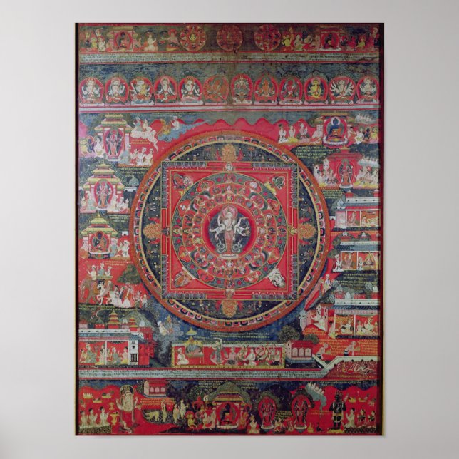 Poster Mandala de Amoghapasa (Devant)