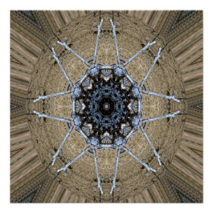 Poster Mandala en bois...