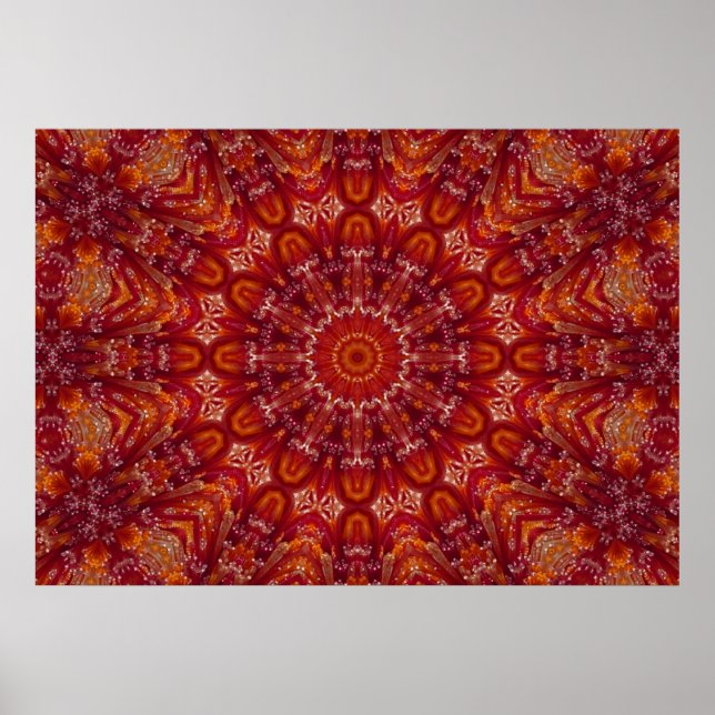 Poster Mandala en verre (Devant)