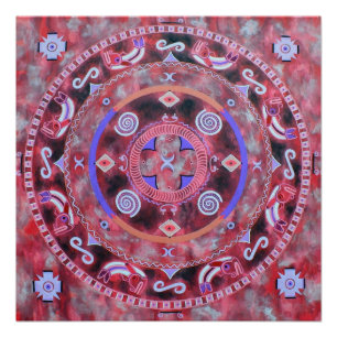 Poster Mandala indien