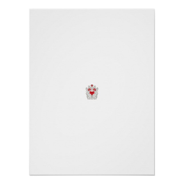 Poster Mandala papillon floral | Design d'art Boho pourpr (Devant)