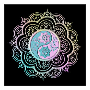 Poster Mandala Pastel
