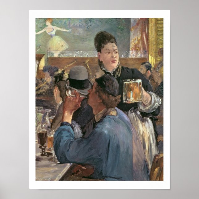 Poster Manet | Coin d'un café-concert, 1878-80 (Devant)