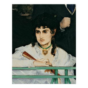 Poster Manet Le Balcon, détail, 1868-9