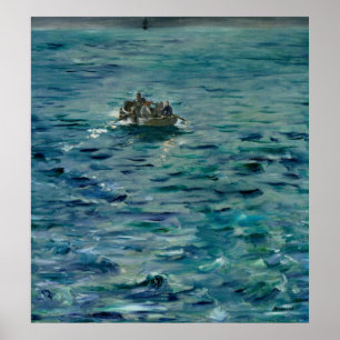 Poster Manet   l'évasion de Henri de Rochefort