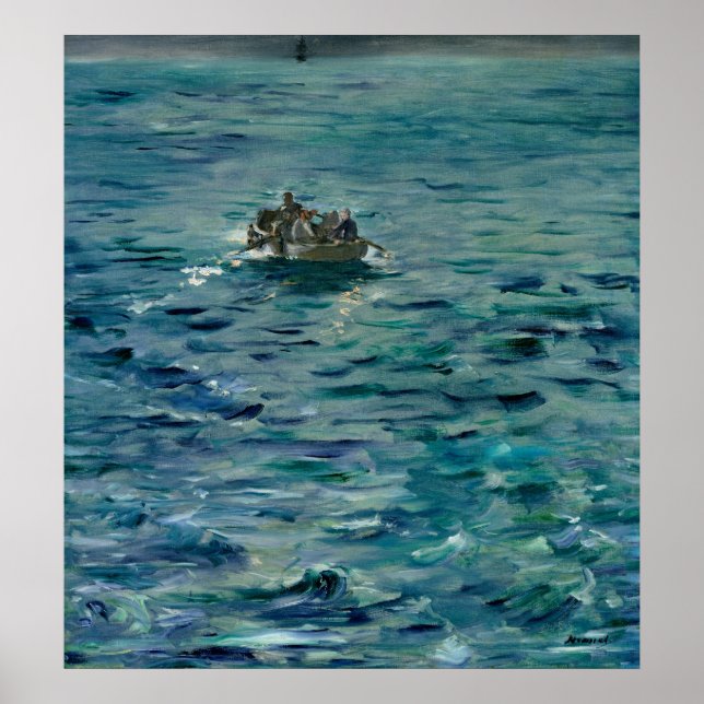 Poster Manet | L'évasion d'Henri de Rochefort (Devant)