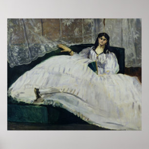 Poster Manet Portrait de Jeanne Duval, 1862