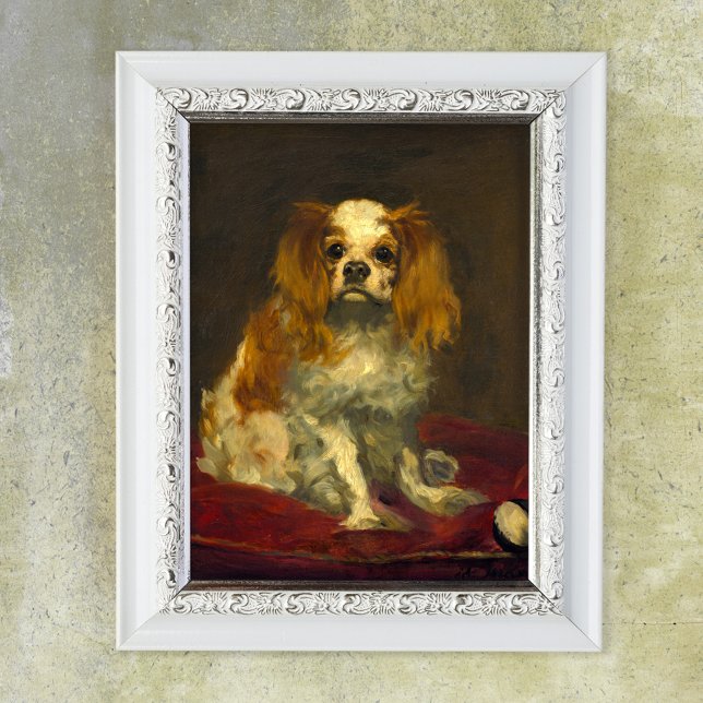 Poster Manet Un Épagneul King Charles (Créateur téléchargé)
