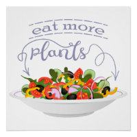 Mangez plus de plantes frais motivation salade let