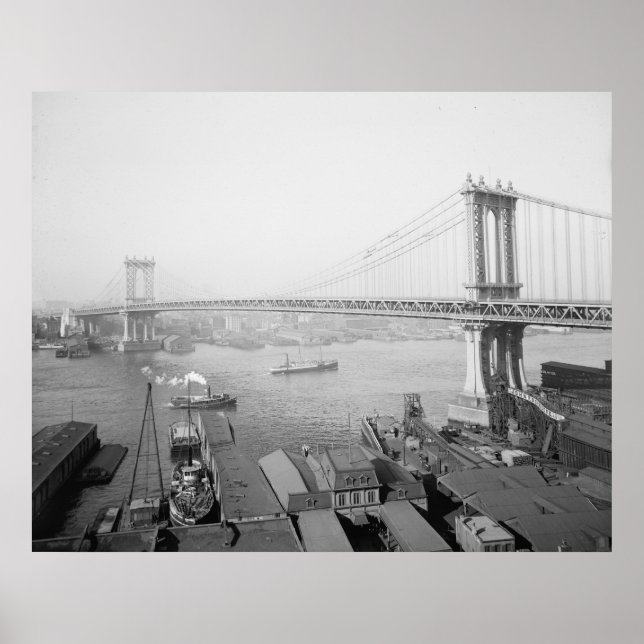 Poster Manhattan Bridge (Devant)