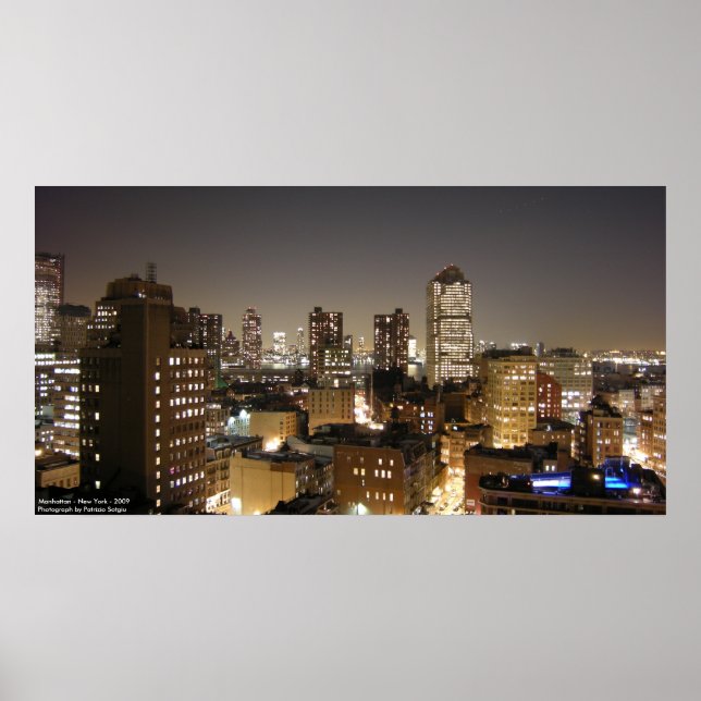 Poster Manhattan, New York, 2009 (Devant)