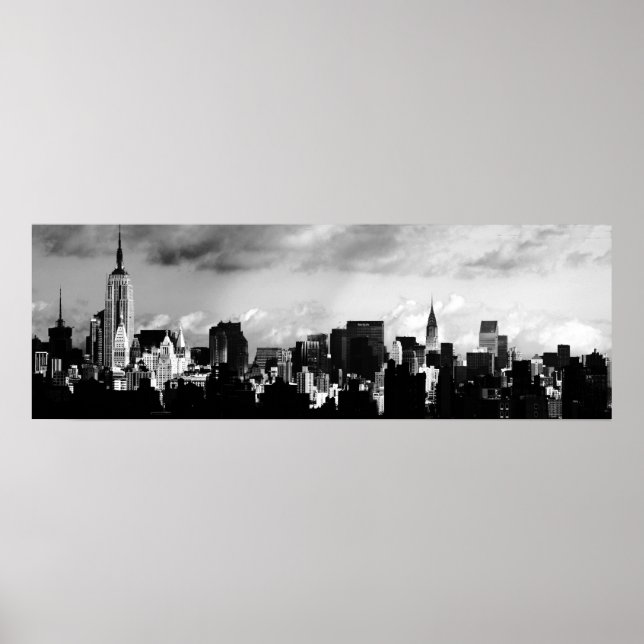 Poster Manhattan Skyline (Devant)