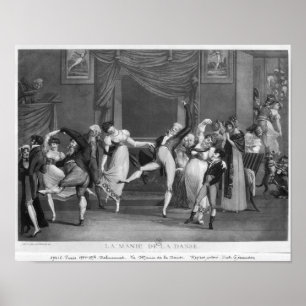 Poster Manie de danse, 1809