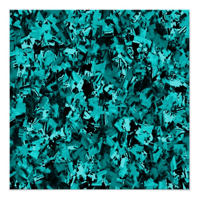 Poster Manie du turquoise... (Devant)