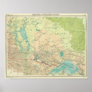 Poster Manitoba et Ontario du nord-ouest