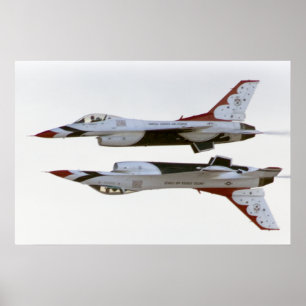 Poster Manoeuvre Thunderbirds - Miroir