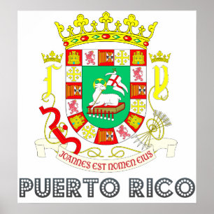 Poster Manteau de Porto Rico des bras