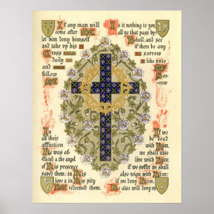 Poster Manuscrit lumineux pour Septuagesima et Lent