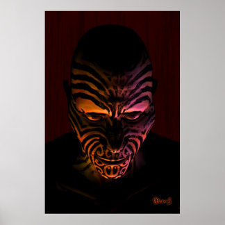 Poster Maori tatoo