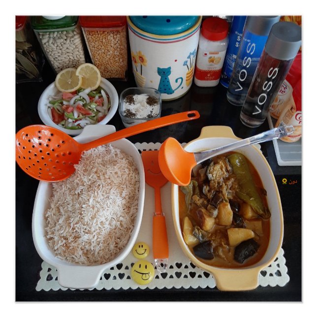 POSTER MARAG ET RIZ D'EGGPLANT (Devant)