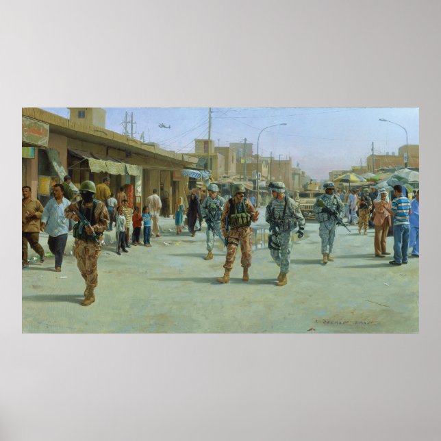 Poster Marché des martyrs par Larry Selman (Devant)