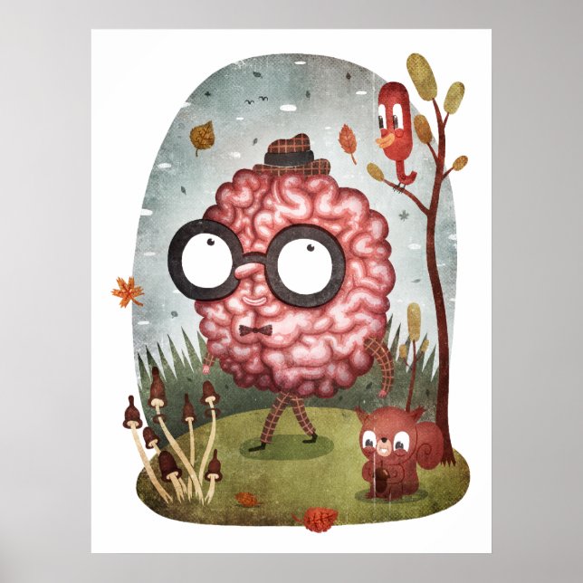 Poster Marche du cerveau (Devant)