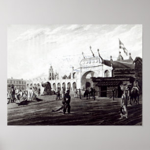 Poster Marché, gravé par Daniel Havell 1820