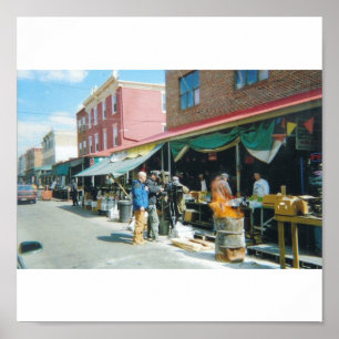 Poster Marché italien à Philadelphie