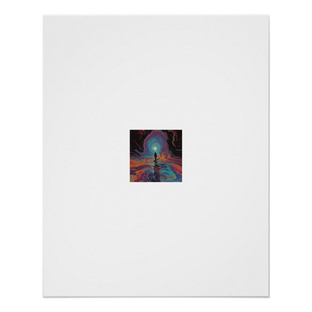 Poster Marche Solitaire Vortex Cosmique (Devant)