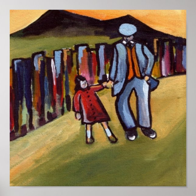 POSTER MARCHER AVEC GRANDAD (Devant)