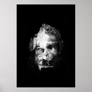 Poster Marcher sur la ligne