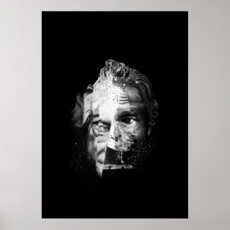 Poster Marcher sur la ligne