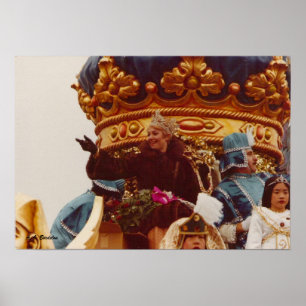Poster Mardi Gras Celebrity Queen Float