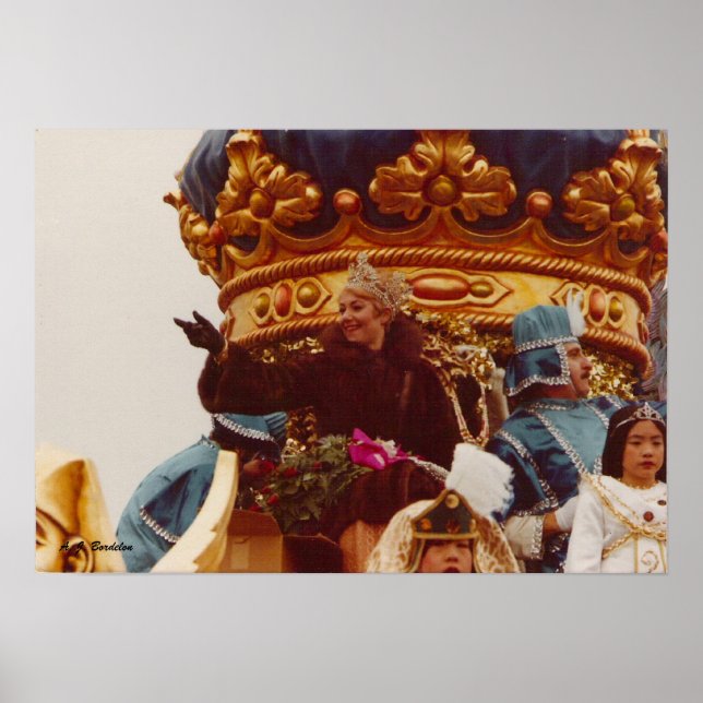 Poster Mardi Gras Celebrity Queen Float (Devant)