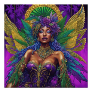 Poster Mardi Gras, Charmaine