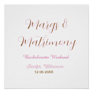 Poster Margs et matrimony ajoutez nom date enterrement de