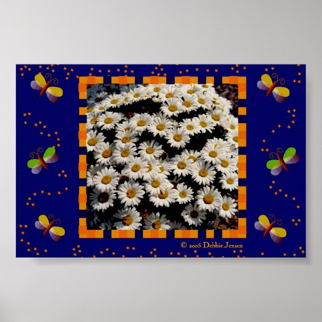 Poster Marguerites et bogues (Devant)