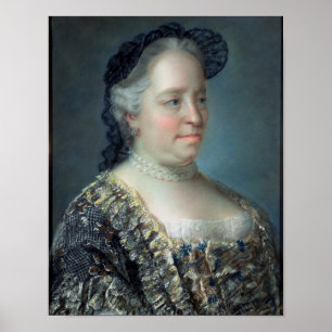 Poster Maria Theresa, impératrice d'Autriche, 1762