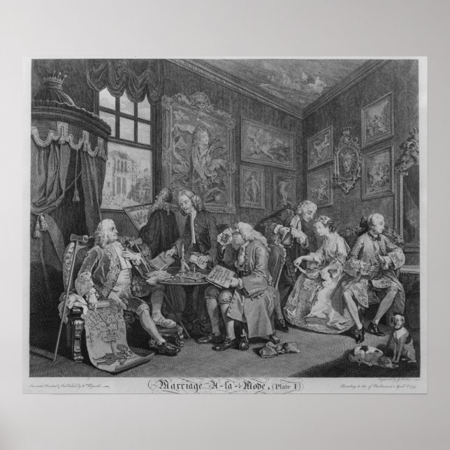 Poster Mariage à la mode (Devant)