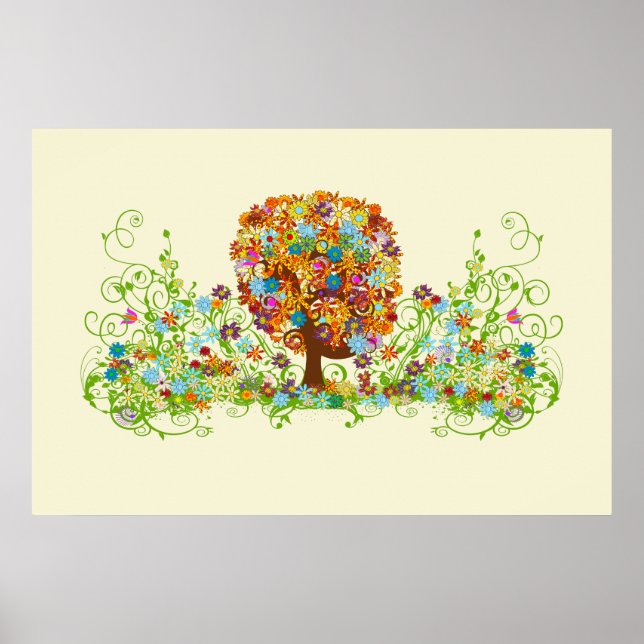 Poster Mariage de la branche latérale de la forêt enchant (Devant)