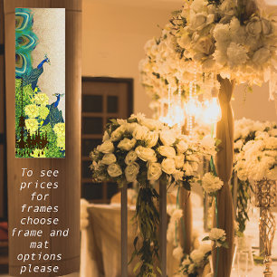 Poster Mariage de lustre Peacock Roaring 20