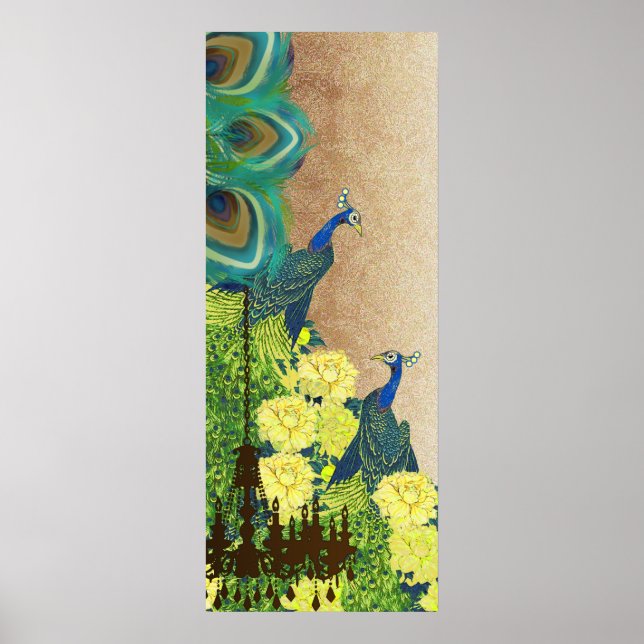 Poster Mariage de Peacock Roaring 20's (Devant)