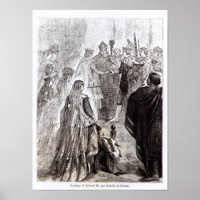 Poster Mariage d'Edward II et d'Isabelle de France (Devant)